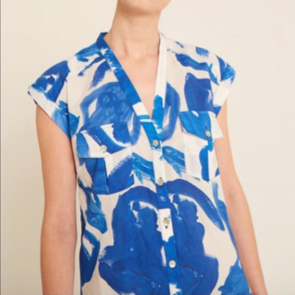 Heinui Ivy Koi Top, Size Small